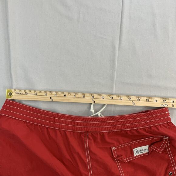 Polo Ralph Lauren Swim Trunks Mens Size XL Red Mesh Lined Shorts Pony - Picture 7 of 8